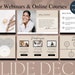 New 150-Page Slide Deck Template For Webinars, Presentations, Includes Resell Rights, MRR PLR, Aesthetic Presentation Slides, Canva Template