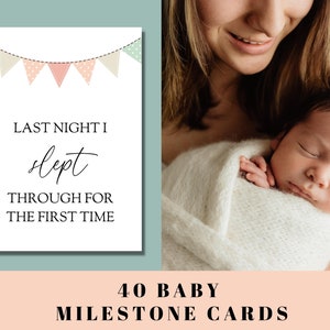 Cartes d'étape de bébé Boho, cartes d'étape de bébé imprimables, cartes d'étape de bébé fille, accessoire de photo de nouveau-né, accessoires de photographie de bébé