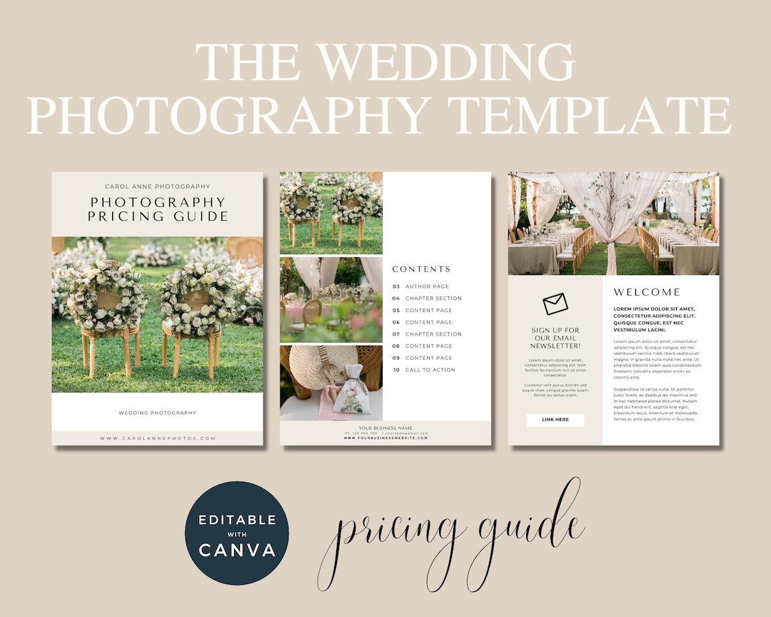Photography Welcome Guide.pdf Wedding Photography Welcome Guide Template| Client Guide Template ...