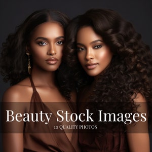 Hair Stock Photography | Beauty Photos | AI Generated Model Images | Digital Downloads | Commercial Use Printable