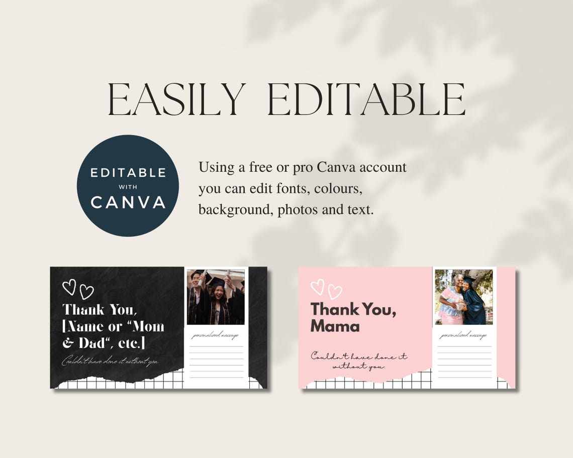Editable Graduation Slideshow With 10 Templates, Class of 2025 Digital ...