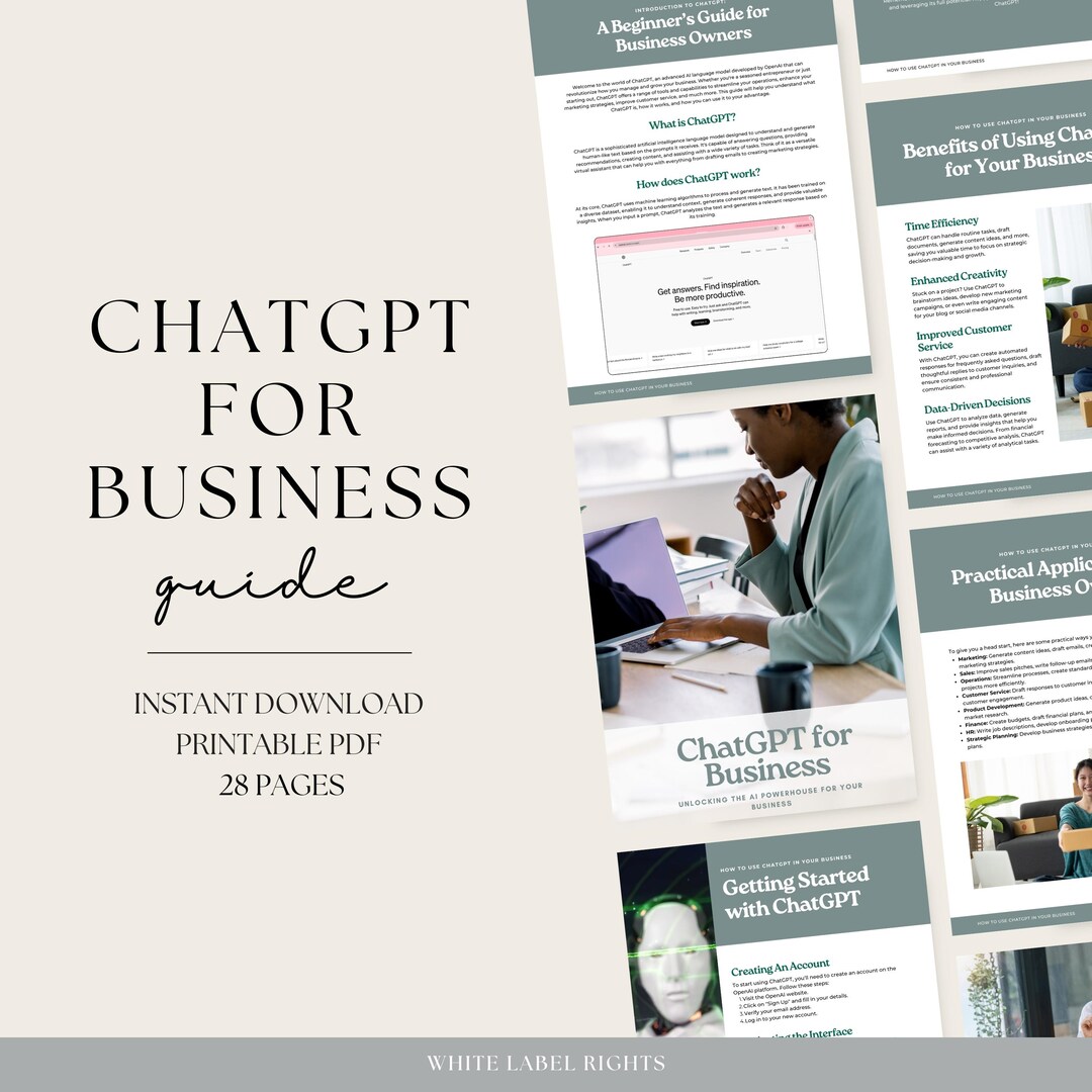 Chatgpt for Business, Boost Engagement, Digital Marketing Guide ...