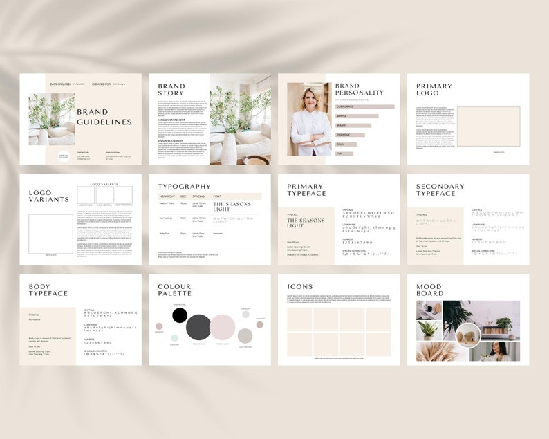 Branded Variants Brand Guidelines Template, Brand Strategy, Brand Style Guide, Brand ...