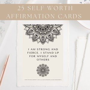 Modèle de cartes d'affirmation Boho, Station d'affirmation, Cartes d'affirmation imprimables, Cartes d'affirmation de gratitude imprimables, Positivité