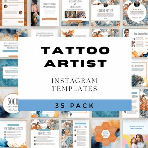 Tattoo Artist Posts, Tattooist Social Media Post, Canva Templates For Tat Industry Marketing, Ink Art Content
