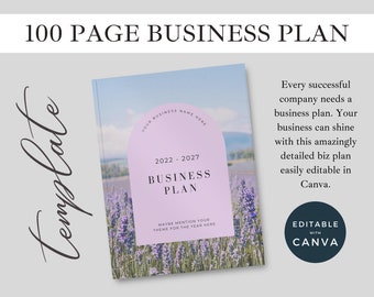 Business Plan Canva, Business Plan Template Canva, Business Plan Template, Canva Business Plan Template, Online Business Plan