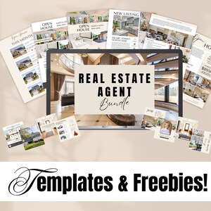 White Label Rights Real Estate Bundle, Realtor Templates, Editable Canva Templates, Social Media Kit For Brokers, Social Media Branding