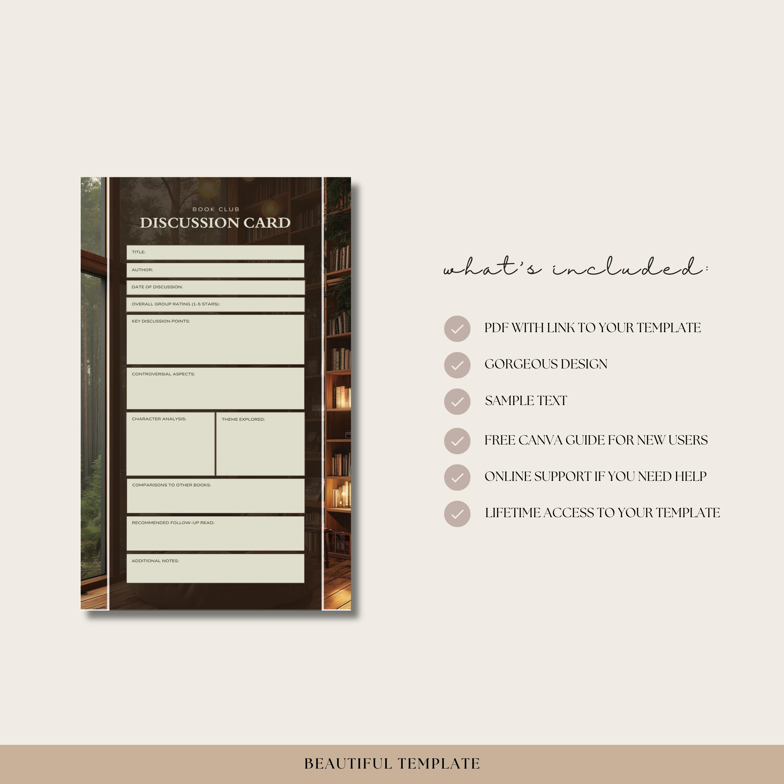 Book Review Cards, Printable Library Designs, Book Tracker, Reading ...