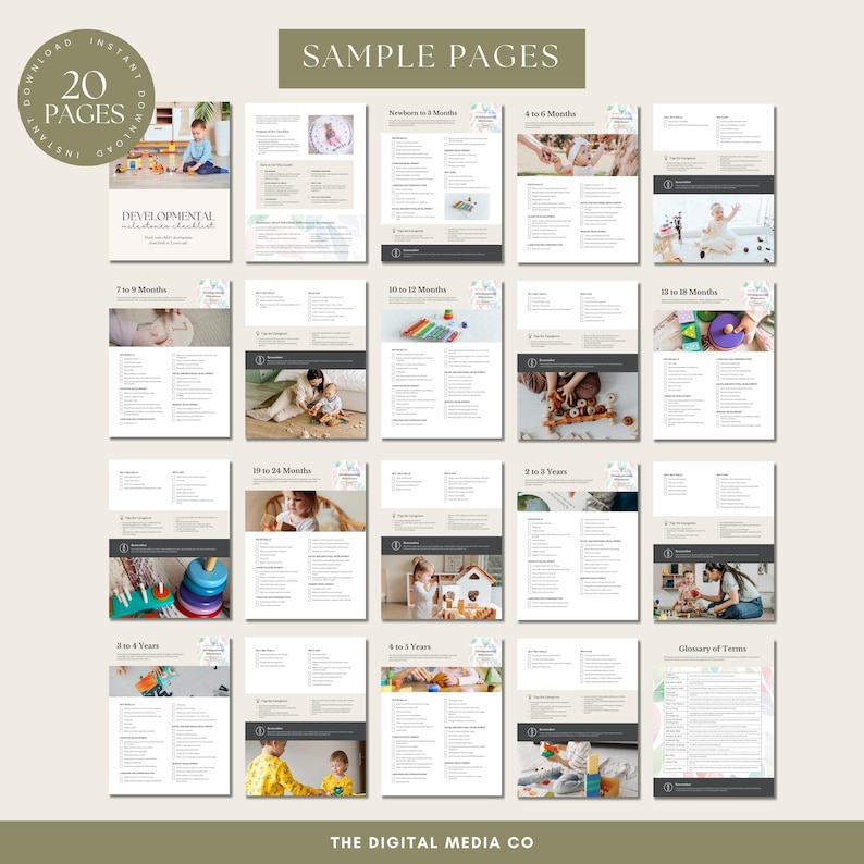 Developmental Milestones Checklist, Newborn to 5 Years, Child Growth ...