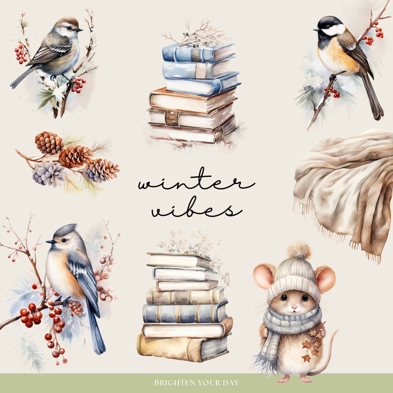 Cozy Winter Digital Planner Stickers | Digital Sticker Set | Goodnotes ...