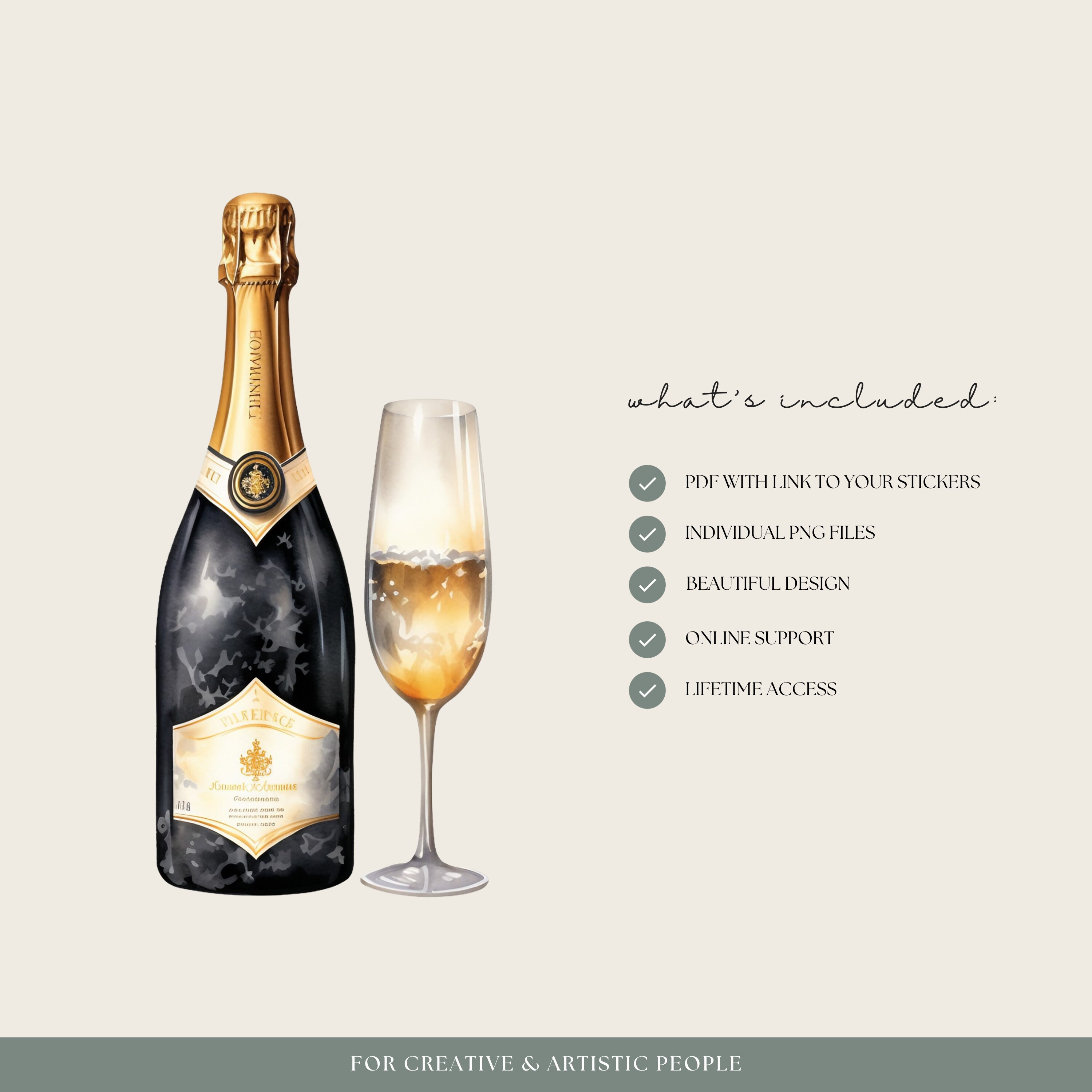 New Years Digital Stickers | Goodnotes World Stickers | International ...