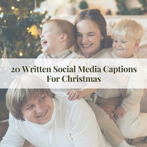 Kerstbijschriften, kerstcontent op sociale media, kerstmarketing voor kleine bedrijven, kerstberichten en -prompts, vrolijk kerstfeest