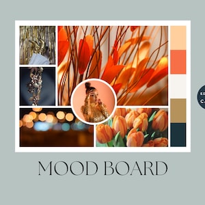 Canva Mood Board Bundle, Canva Vision Board Templates, Editable Mood Boards, Mood Board Marketing Kit for Small Businesses, Moodboard kit