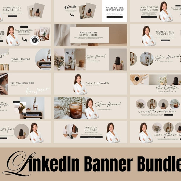 Linkedin Banner Template for Business, Linkedin Banner Template, Professional Notary Linkedin Banner, Business Owner Marketing Resources