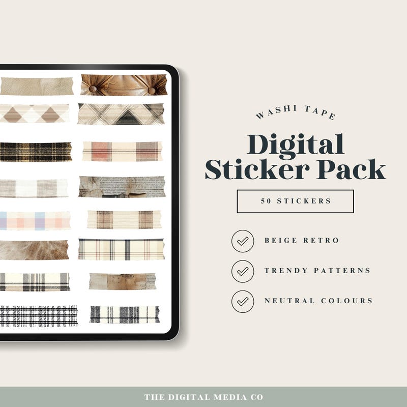 Neutral Stickers - Etsy