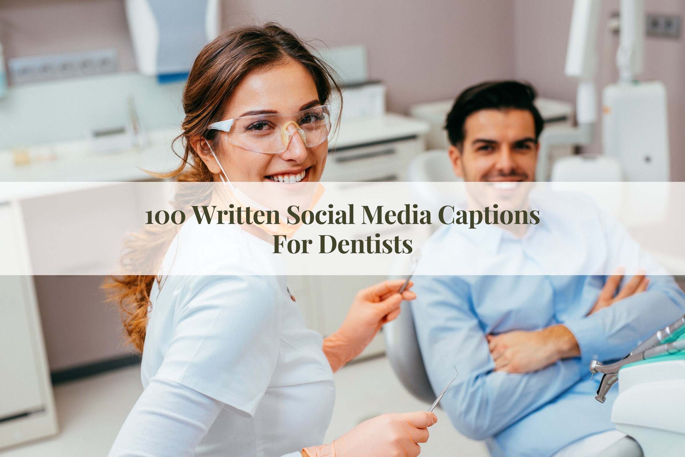 Dentist Written Social Media Captions and Prompts Instagram Etsy