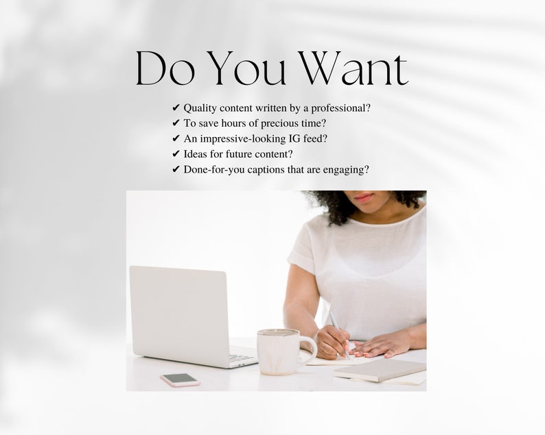 Written Social Media Captions for Fashion Boutiques Instagram Etsy