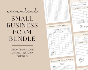 Modello di ricevuta, Pacchetto modelli per piccole imprese, Ricevuta cliente moderna, Modello di ricevuta modificabile, Ricevuta di servizi, Ricevuta di Canva Business