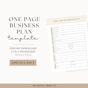 Business Plan Canva, Business Plan Template Canva, Business Plan Template, Canva Business Plan Template, Online Business Plan