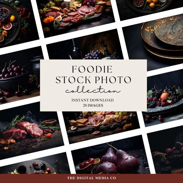 Styled Stock Photography | Food Stock Photos | Dark and Moody Foodie Images | Cafe Wall Art | Digital Download | Fine Art Cuisine Imagery