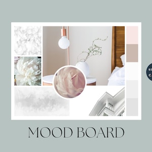 Canva Mood Board Bundle, Canva Vision Board Templates, Editable Mood Boards, Mood Board Marketing Kit for Small Businesses, Moodboard kit