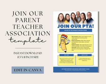 PTA Flyer Template für Schulen