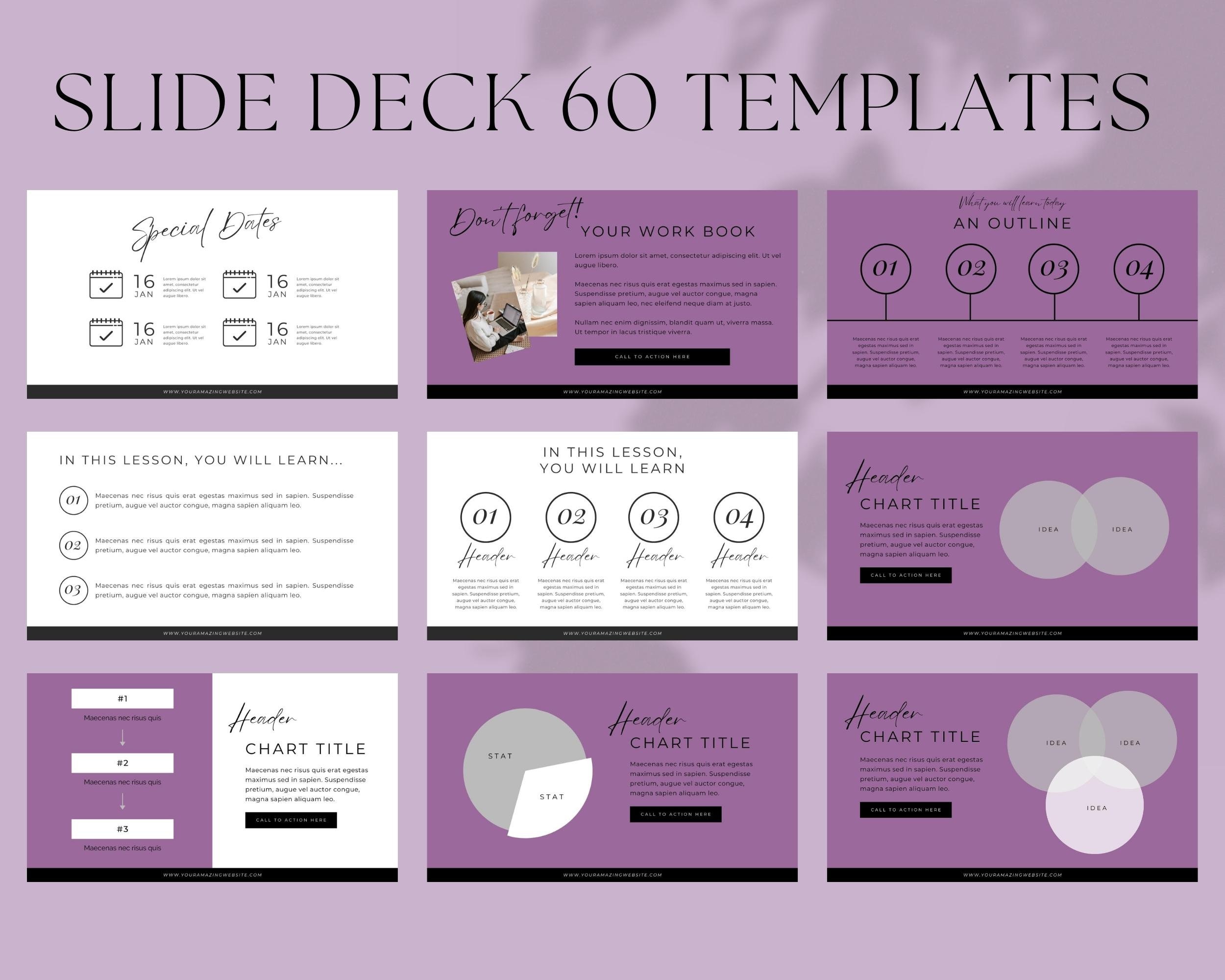 Big Slide Deck Presentation Canva Presentation Template - Etsy