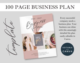 Business Plan Canva, Business Plan Template Canva, Business Plan Template, Canva Business Plan Template, Online Business Plan