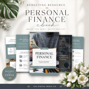 Personal Finance Ebook | Budget Planner | Canva Money Management Guide | Financial Freedom Template | Wealth Building PDF