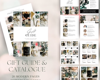 Christmas Catalogue Template, INSTANT DOWNLOAD, Wholesale Gift Catalogue, Canva Template, Pricing Book, Line Sheet Template, Product ebook