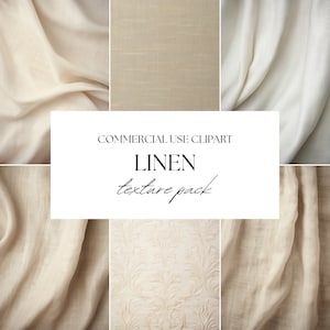 Linen Fabric Texture Pack, Luxury Material Backgrounds and Patterns, Scrapbooking Digital Paper, Organic Clipart, Natural Fibre Background
