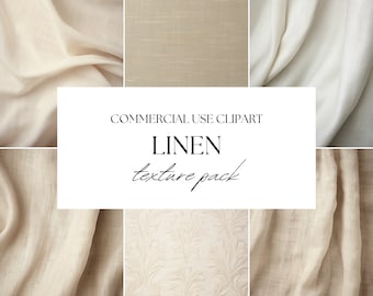 Linen Fabric Texture Pack, Luxury Material Backgrounds and Patterns, Scrapbooking Digital Paper, Organic Clipart, Natural Fibre Background