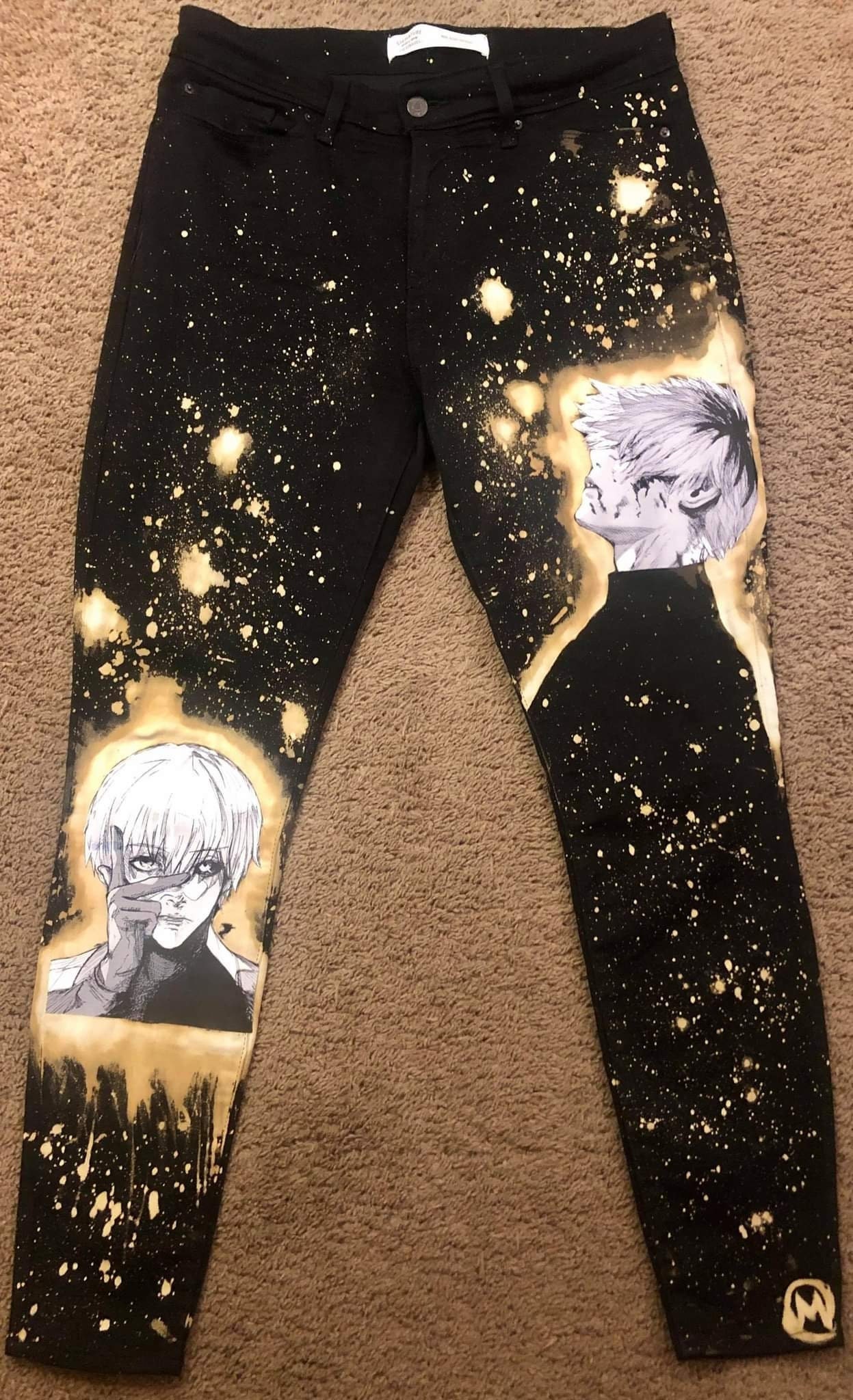 Custom denim pants sale