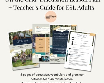 Plan de lección digital de ESL para adultos, debate "fuera de la red", vídeo de YouTube, plan de lección de conversación de ESL, revisión de gramática