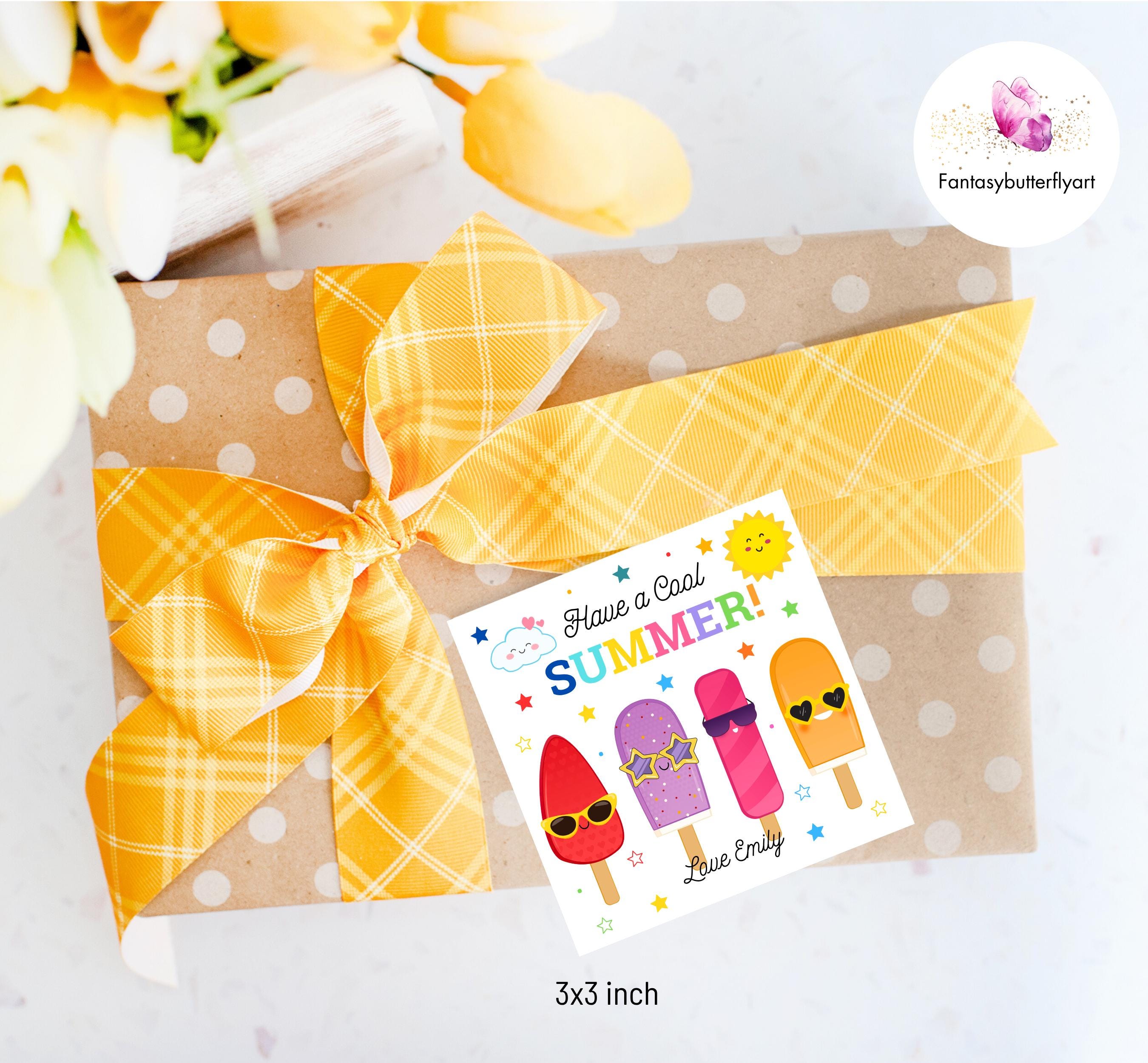 Have a Cool Summer Tag Printable Popsicle Ice Cream Gift Tag Editable ...
