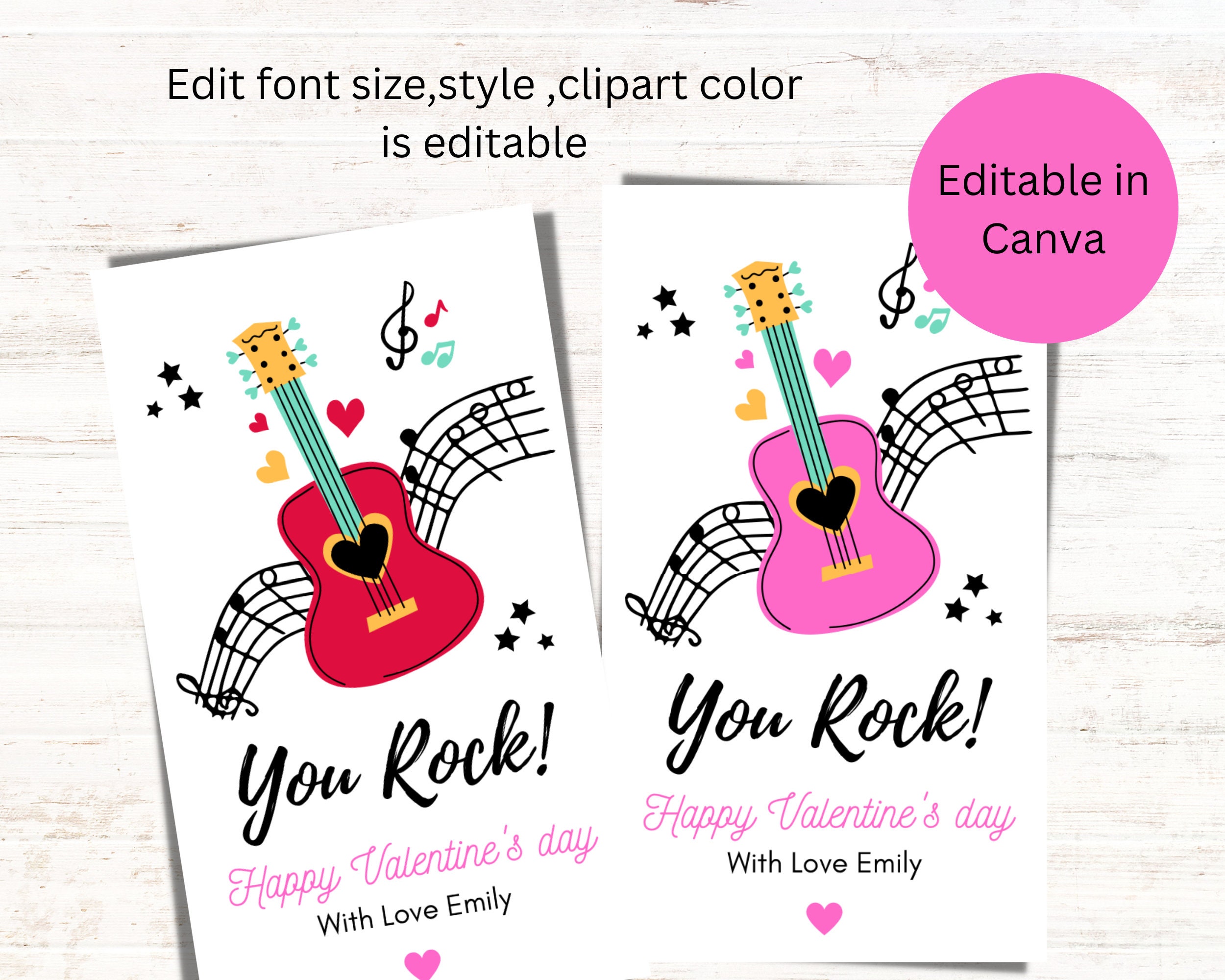 Printable You Rock Gift Tag