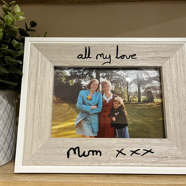 Handwriting Frame - Etsy UK