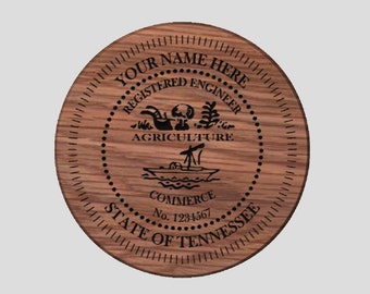 Professional Engineer/Architect Seal- Wooden Sign