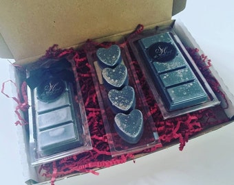Cool waters Wax melt gift box, highly scented Soy wax melts 100% Soy wax ideal Xmas gift