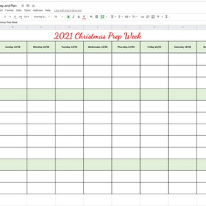 Budget Template & Christmas/ Holiday Planning Spreadsheet Workbook PDF Printable image 1