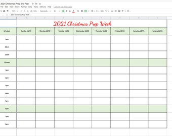 Budget Template & Christmas/ Holiday Planning Spreadsheet Workbook (google sheets version)