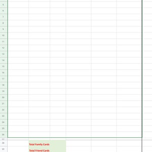 Budget Template & Christmas/ Holiday Planning Spreadsheet Workbook PDF Printable image 4