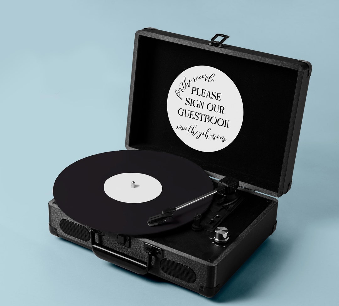 For the Record Please Sign Our Guestbook | Wedding Record Guestbook ...