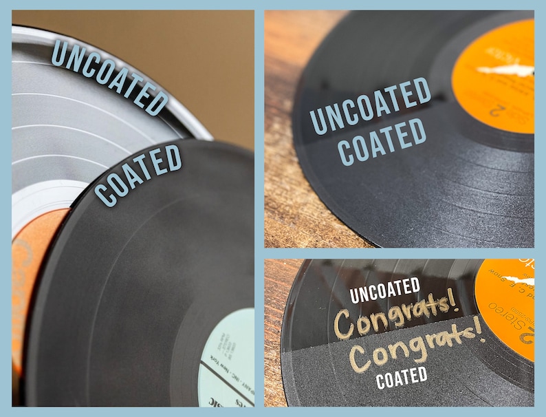 Custom Photo Vinyl Record Sticker for Wedding Guest Book Etsy