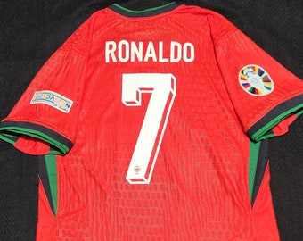 Maillot RONALDO #7 version joueur pour supporter portugais - Domicile 24/25 Euro 2024