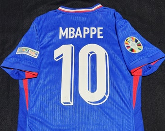 MBAPPE Maillot #10 version joueur pour les fans de France - Domicile 24/25 Euro 2024