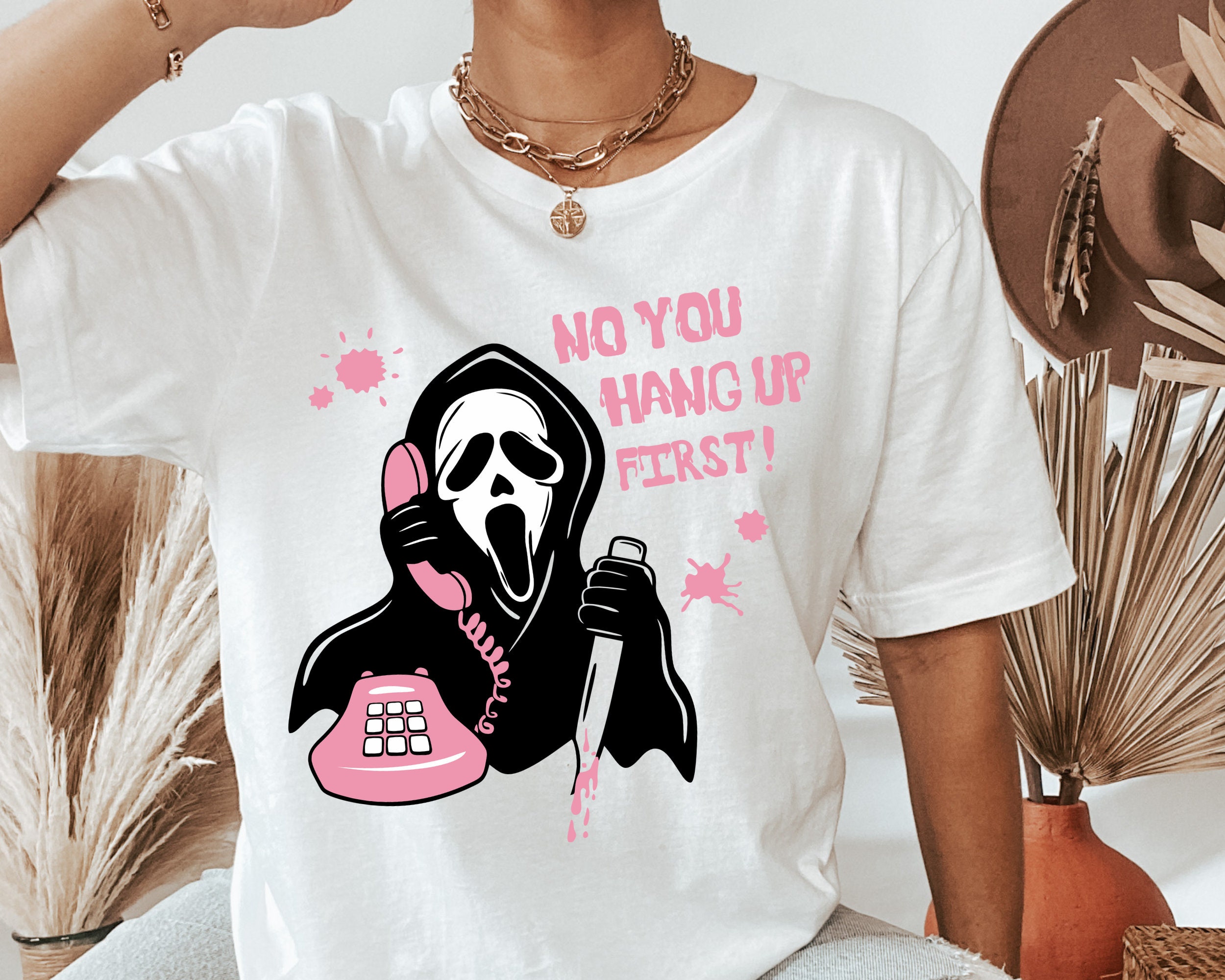 No You Hang Up Funny Ghostface Mean Girls Sweatshirt