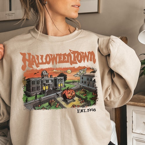 Halloweentown University Sweatshirt Halloween Town Etsy