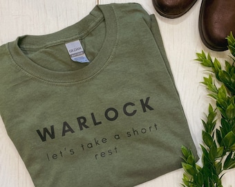 Koszulka „Odpoczywający Warlock”
