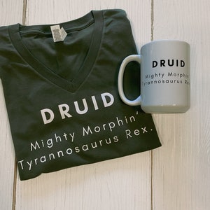 DND T-Rex Druid T-shirt